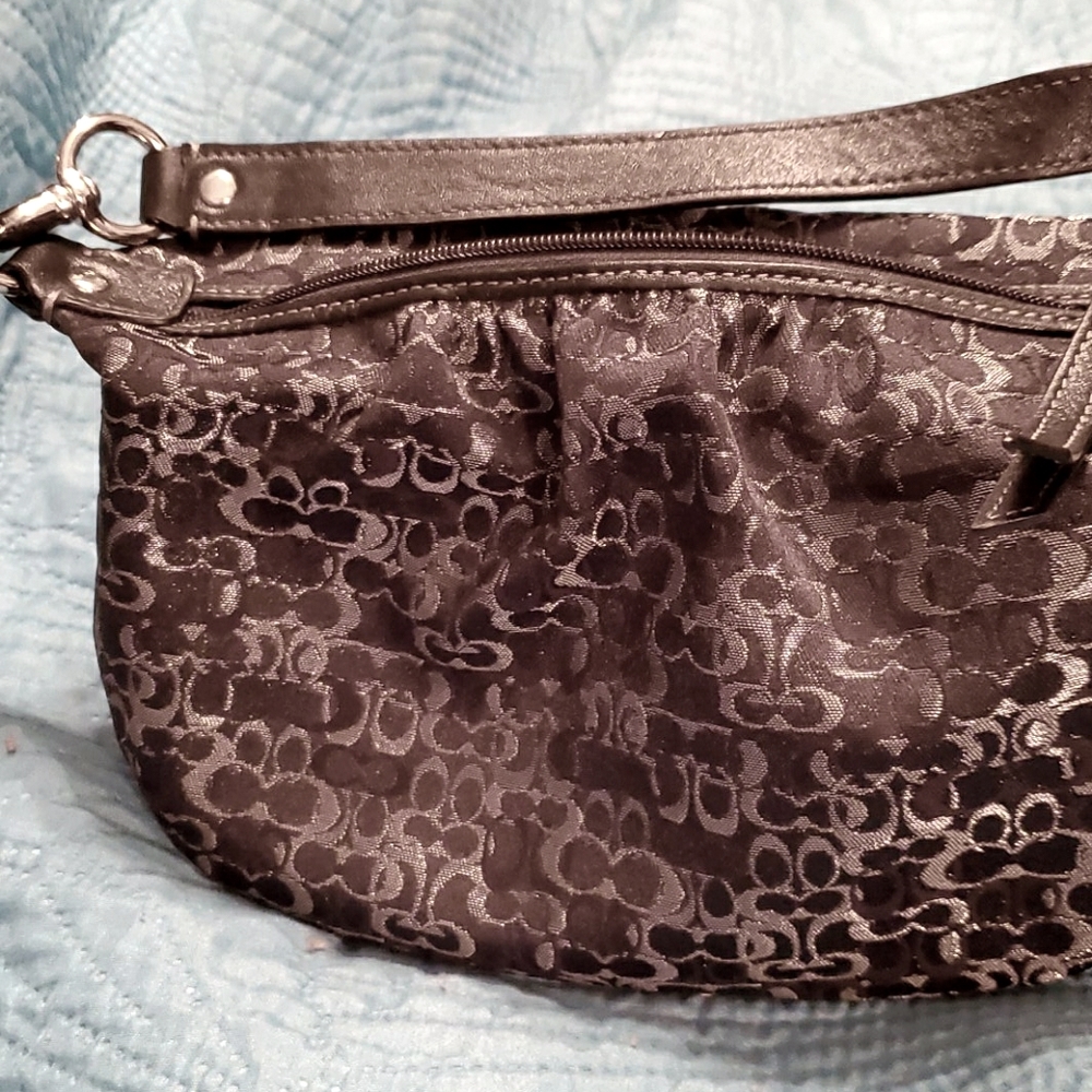 Coach mini black and silver